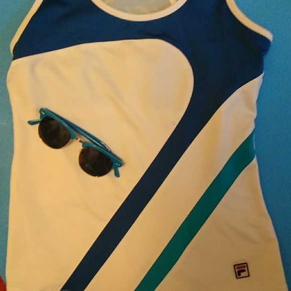 FILA SPORTS TANK WITH BUILT-IN BRA - Picture 2 of 5